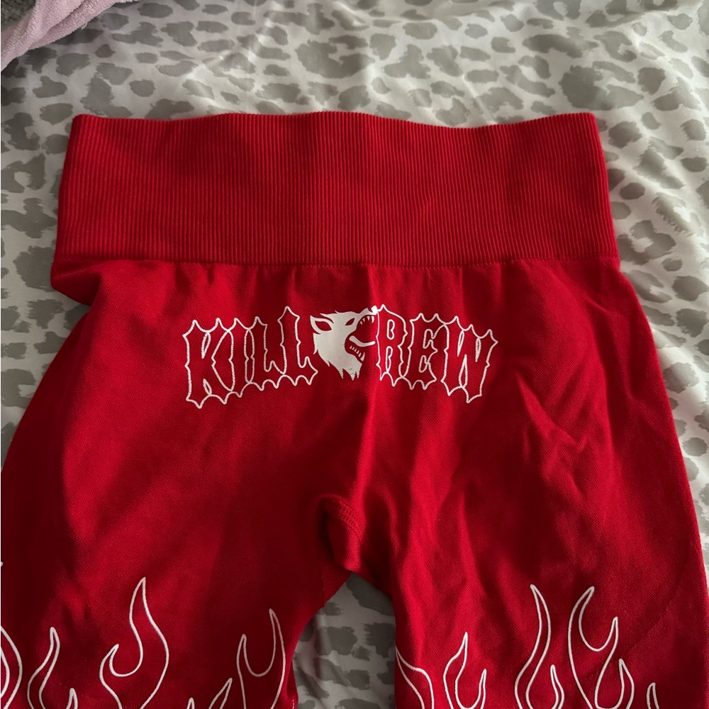 Kill Crew Red Flame shorts NWOT